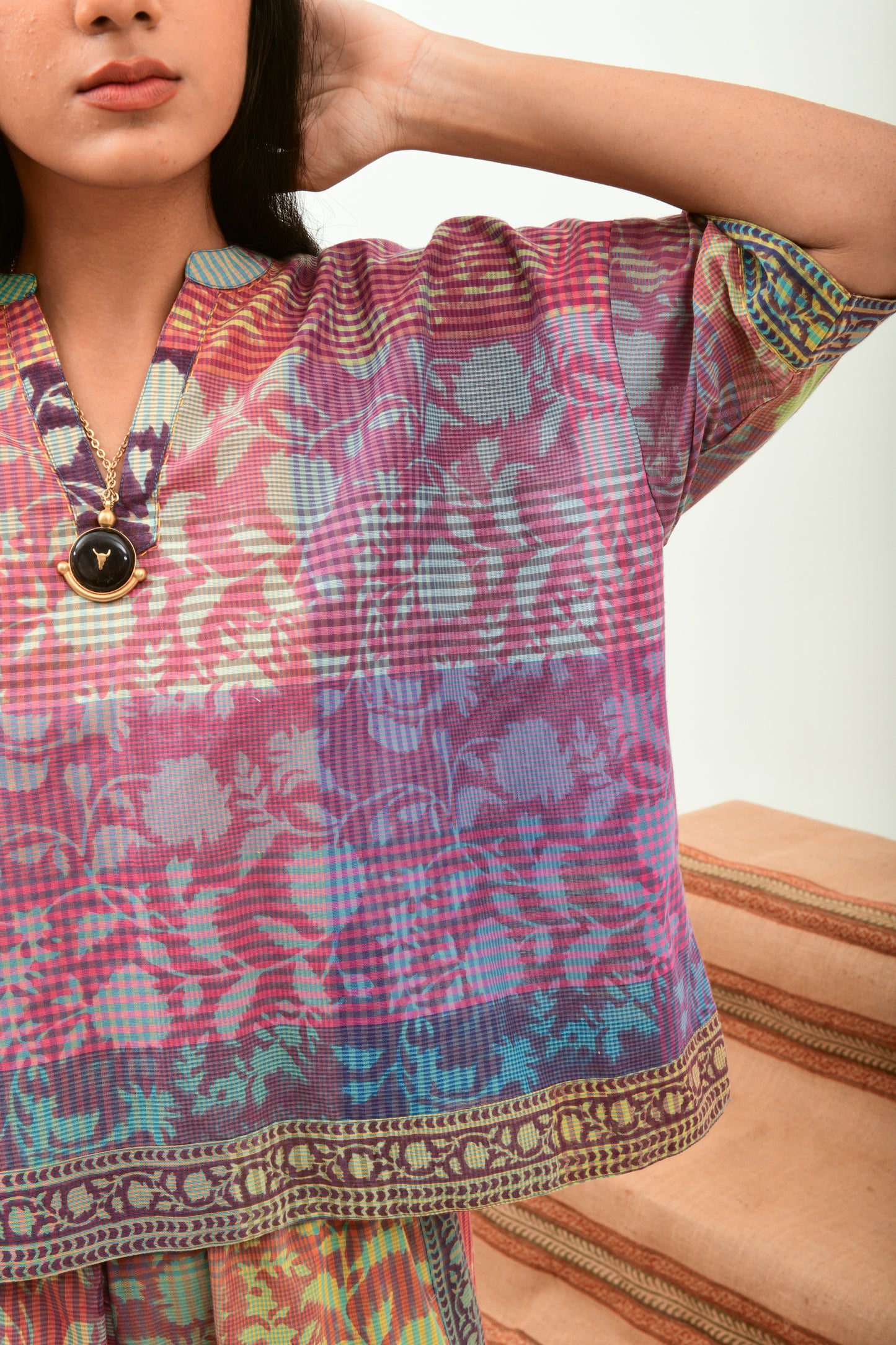 Mystic Earth Drop Shoulder Top