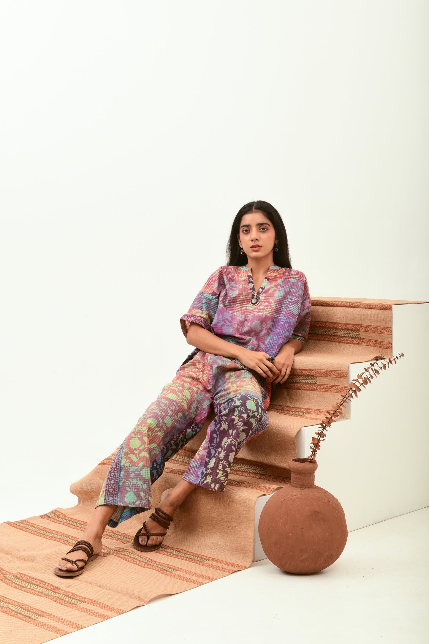 Mystic Earth Drop Shoulder Top