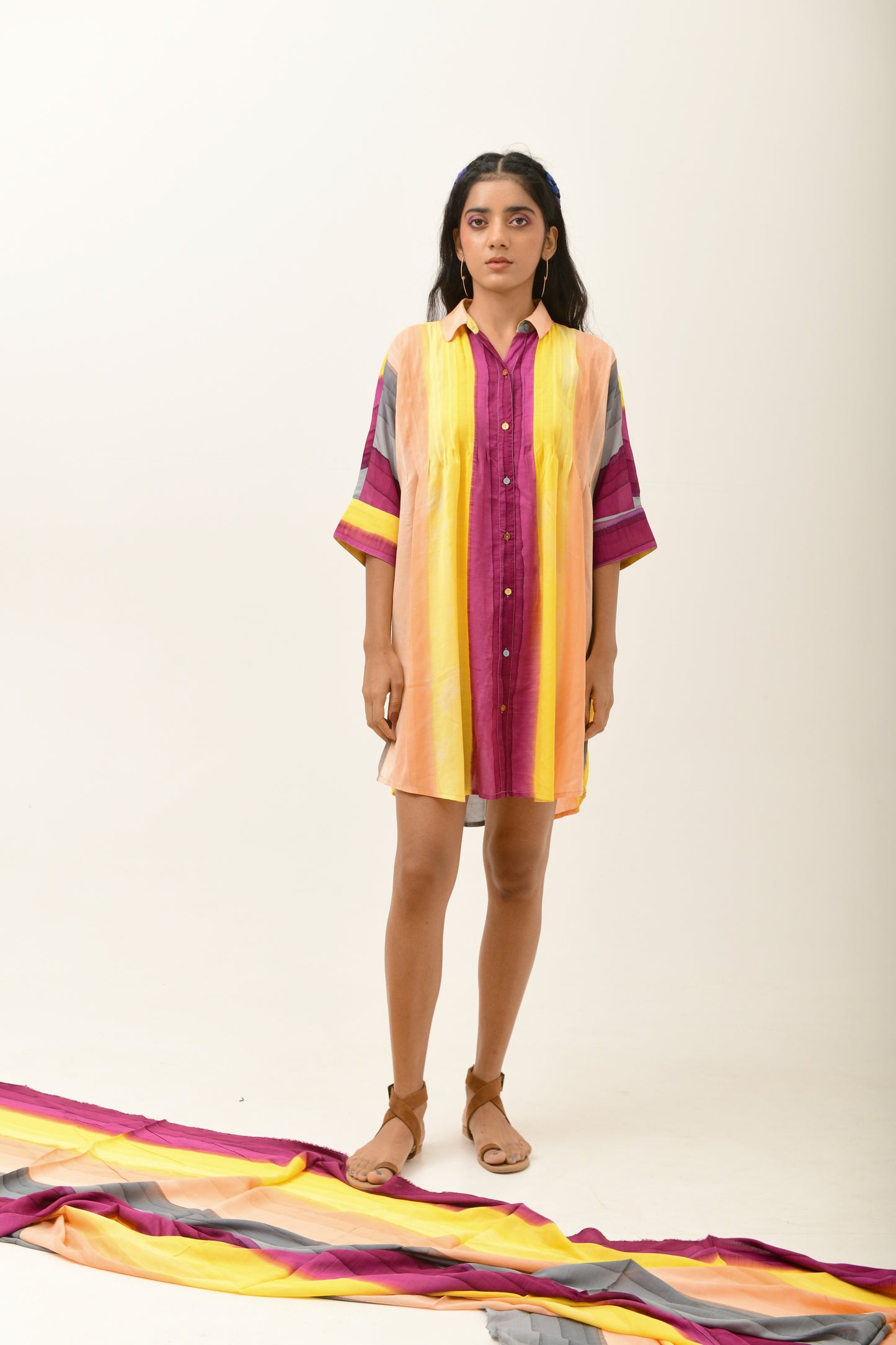 Monad Multi Pleated Shirt/ Dress