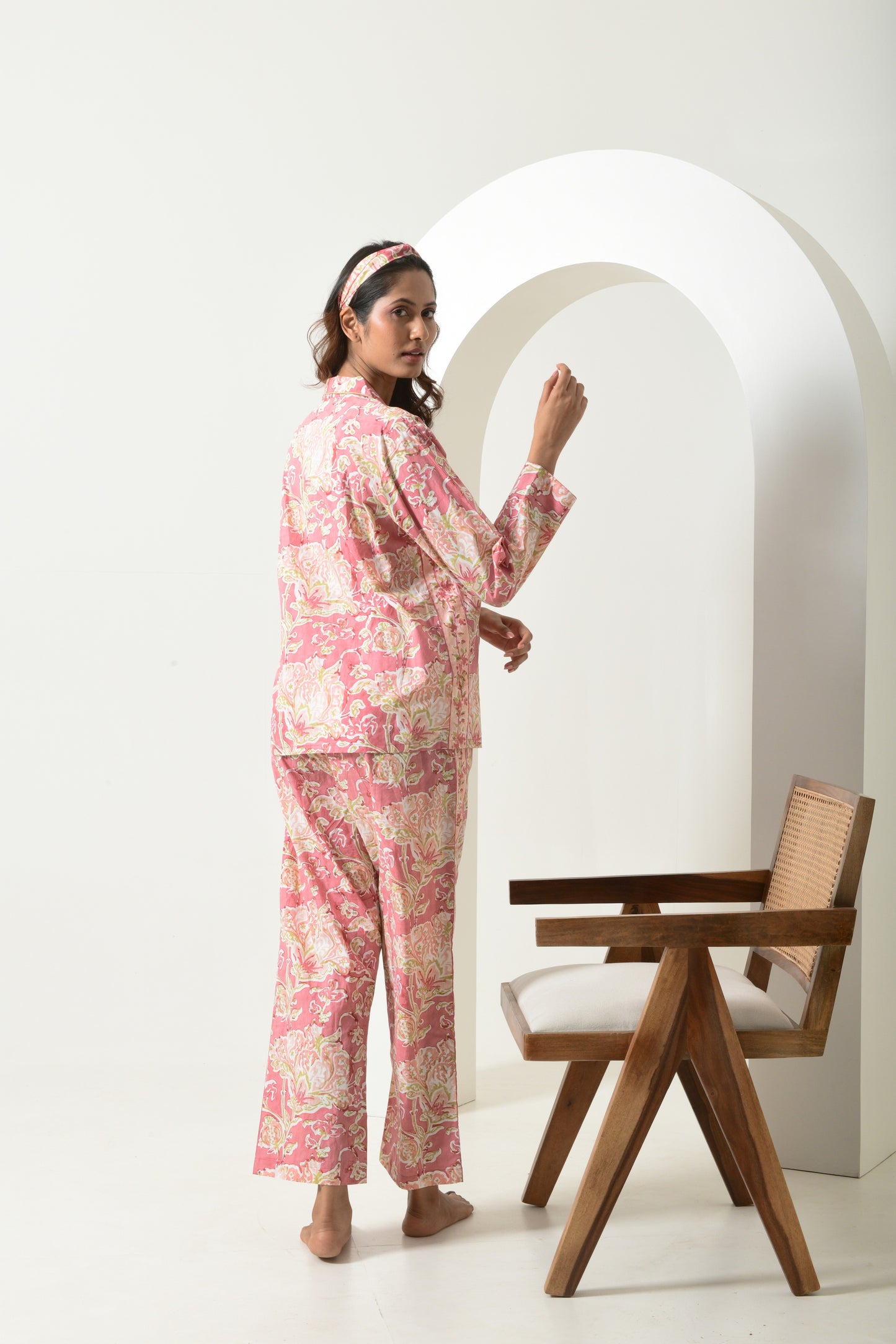 Floral Pink Lounge Co-ord Set