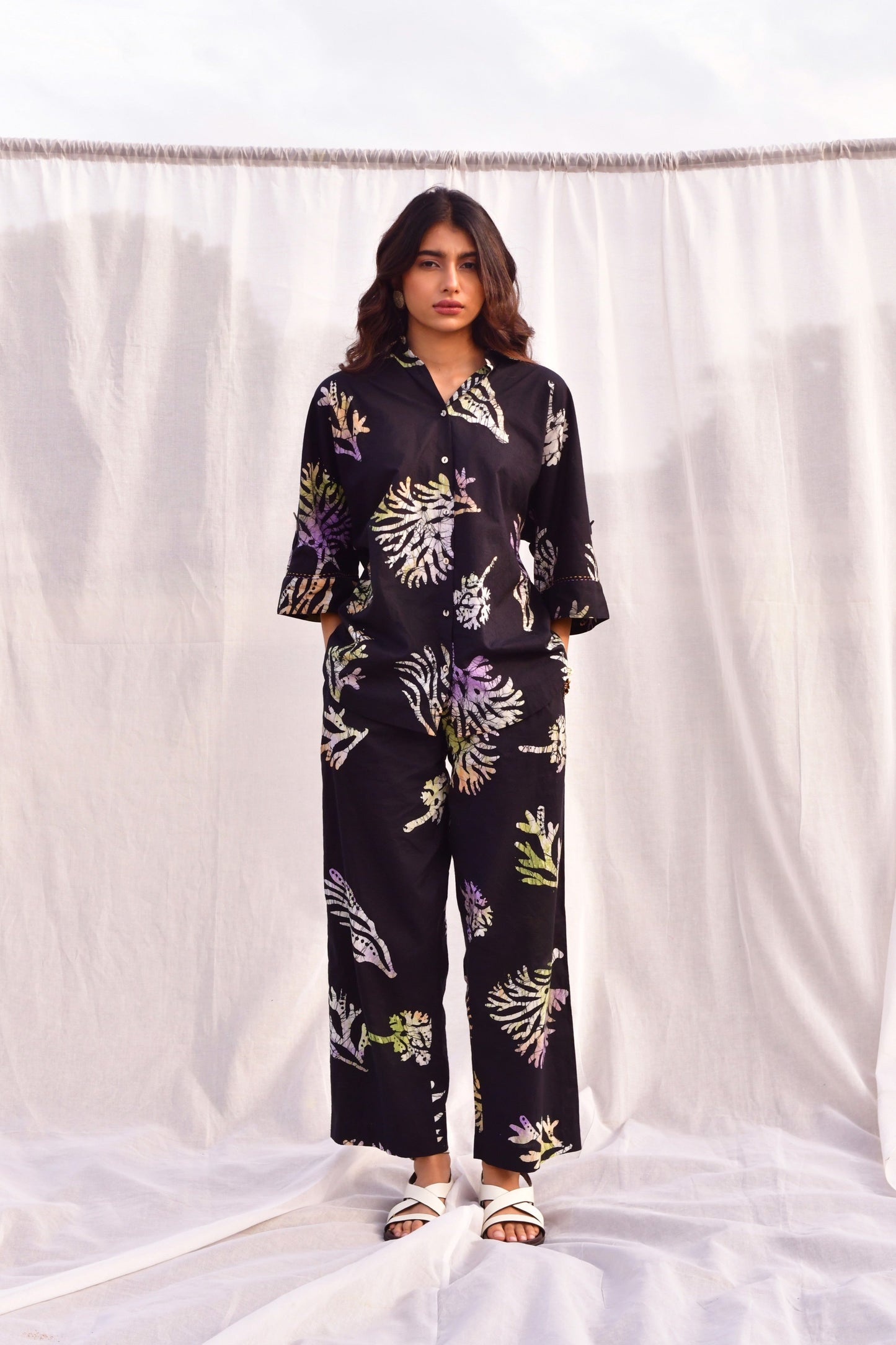 Black Batik Pants