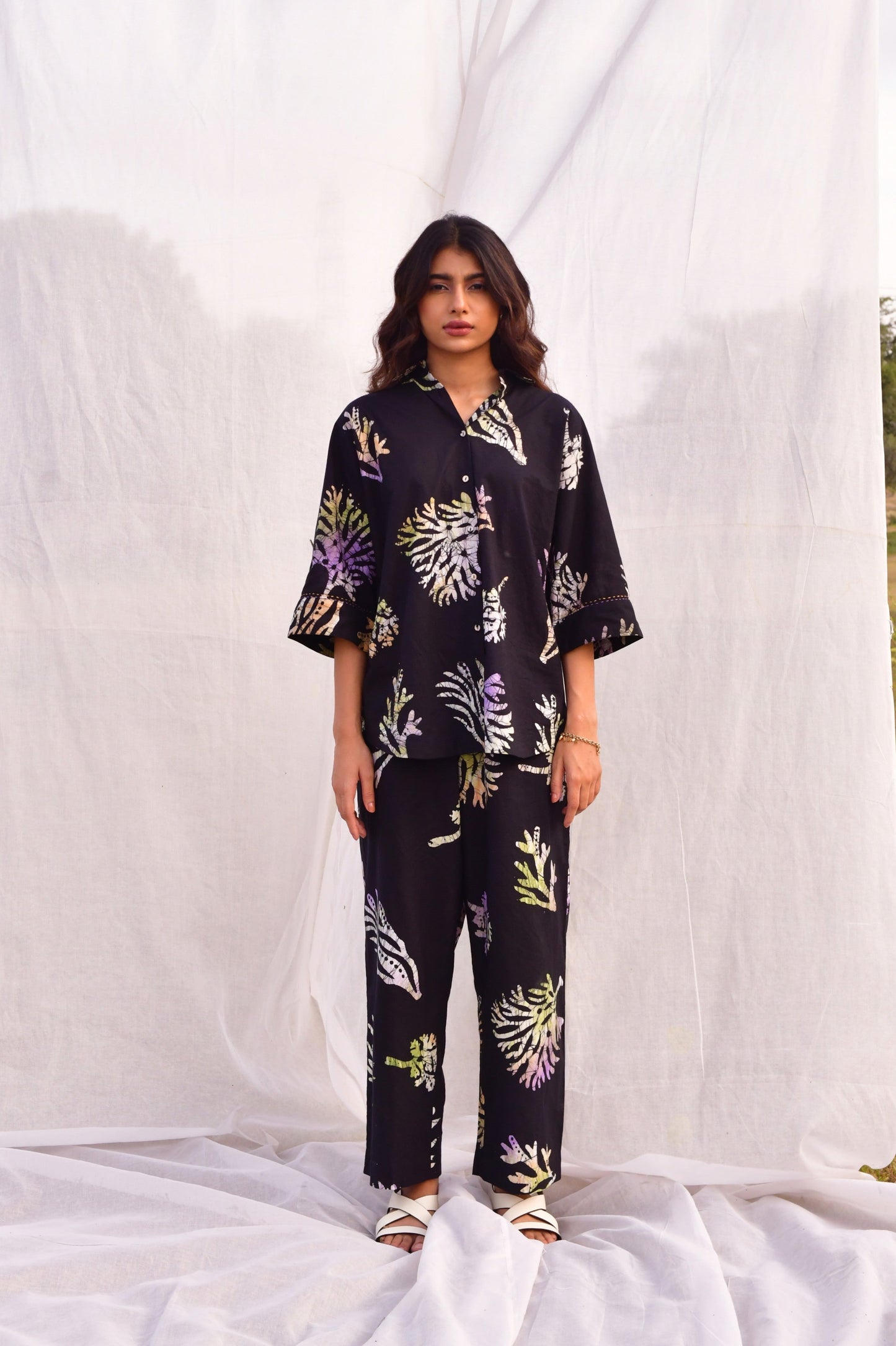 Black Batik Pants