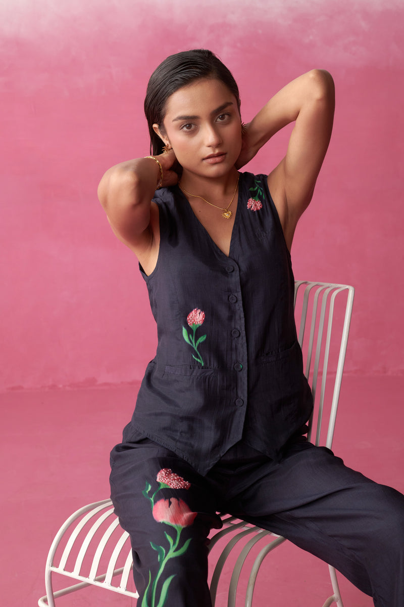 Rio Blush Noir Waistcoat