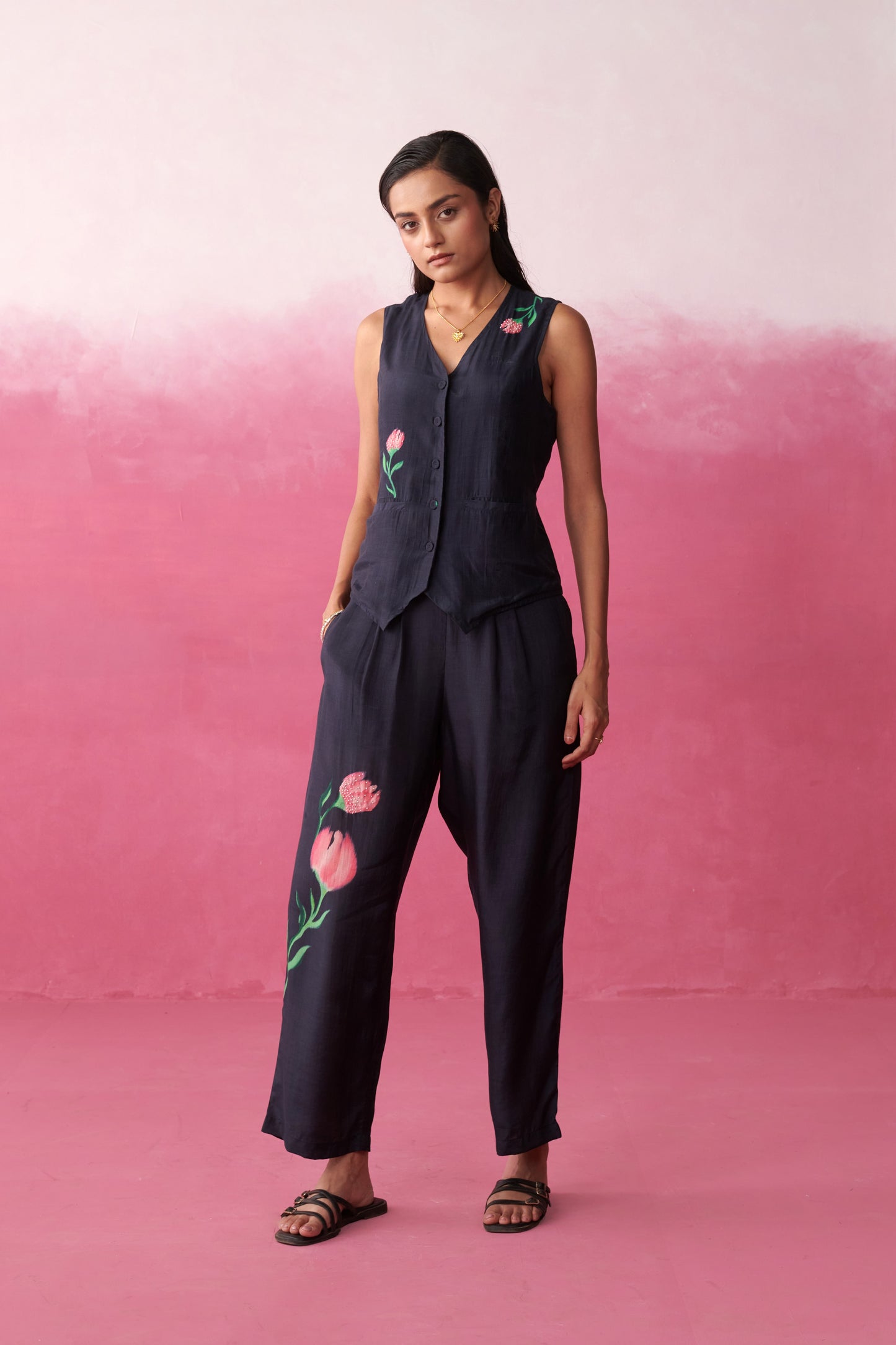 Rio Blush Noir Waistcoat