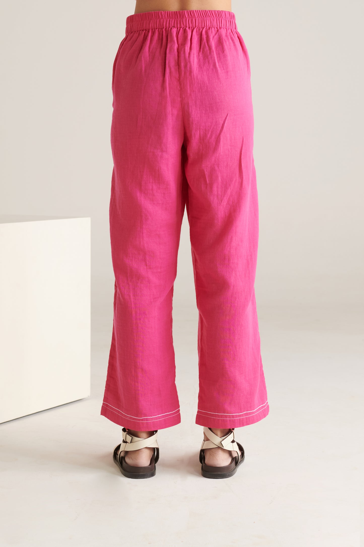 Glide Pink Straight Pants