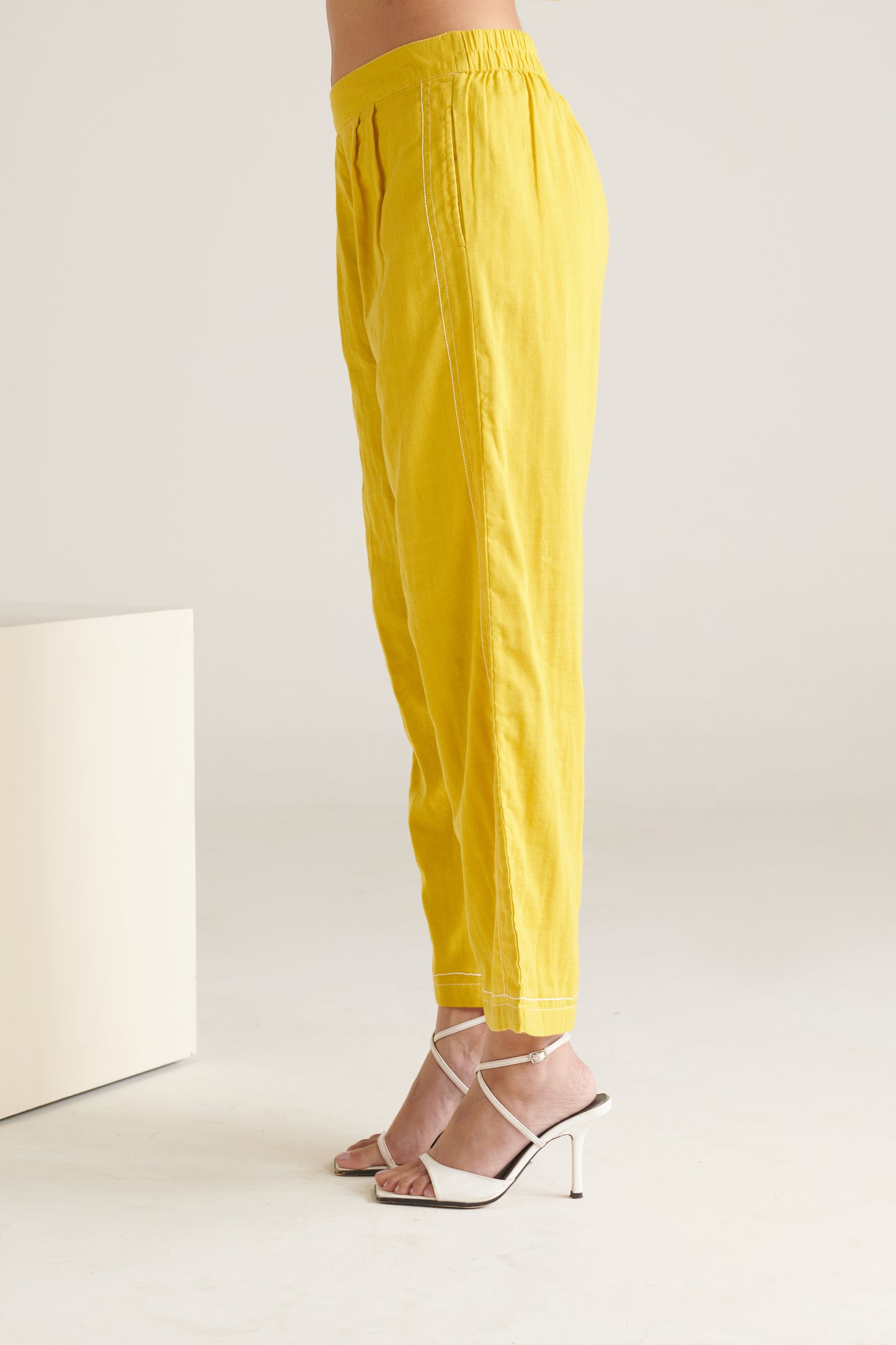 Glide Yellow Green Straight Pants