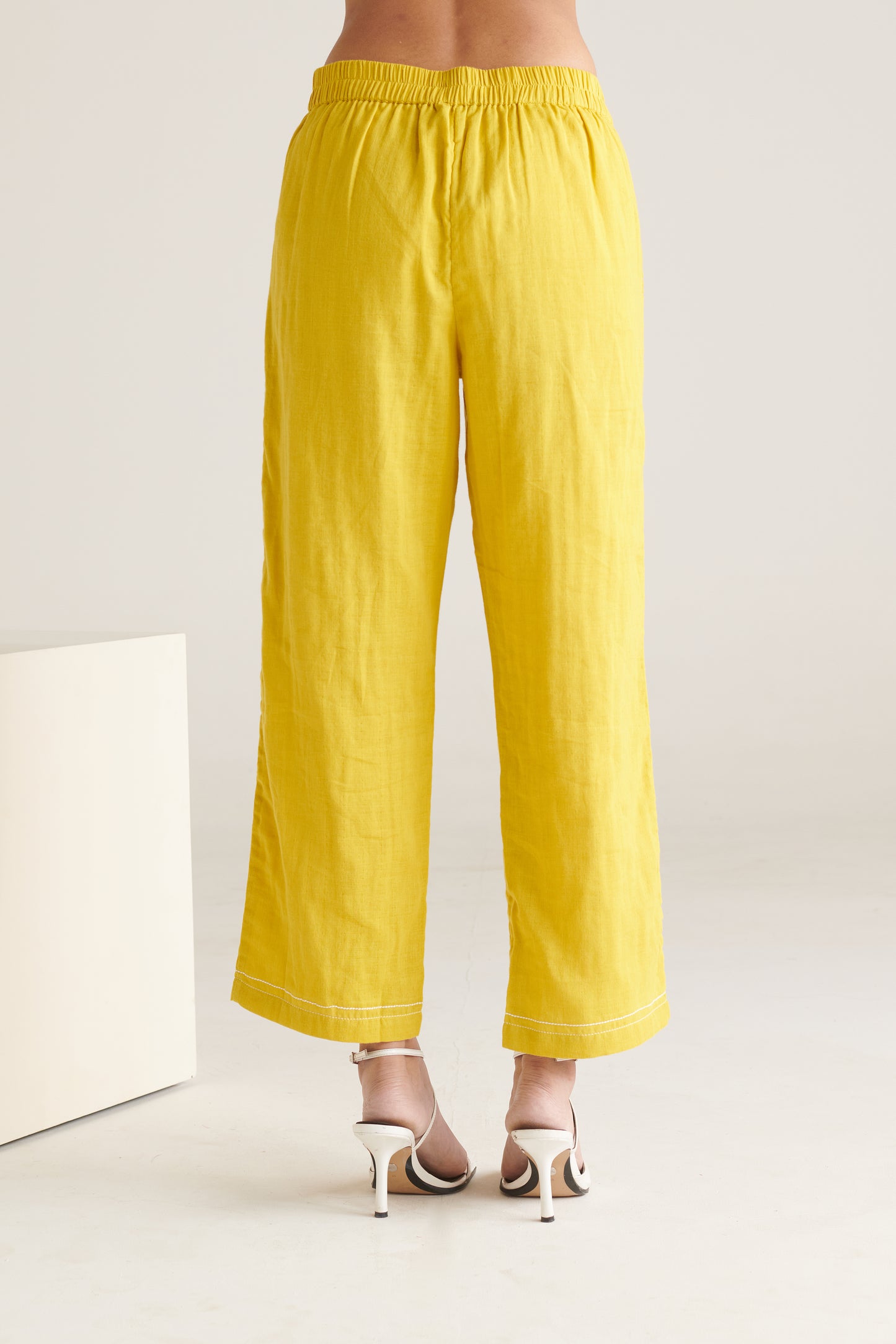 Glide Yellow Green Straight Pants