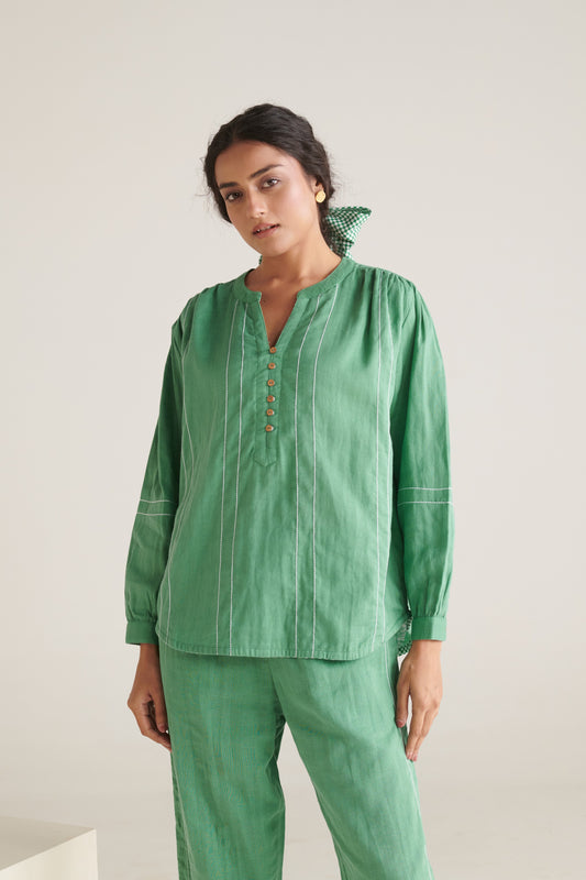 Bloom Jade Straight Fit Top