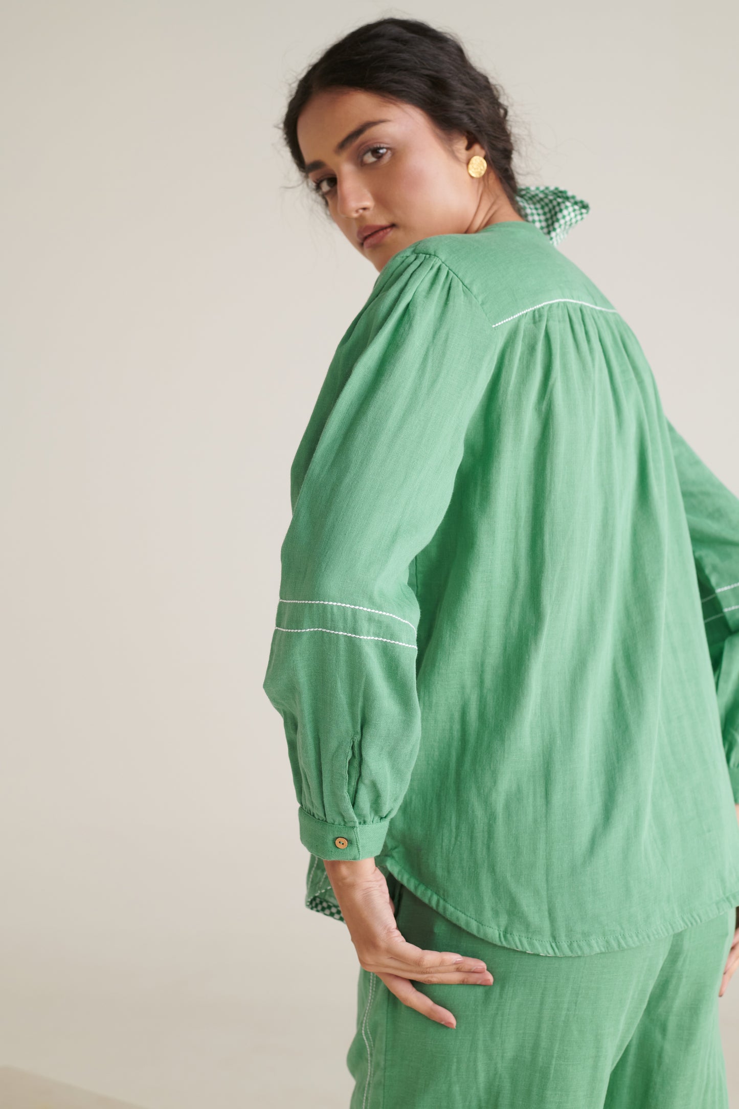 Bloom Jade Straight Fit Top
