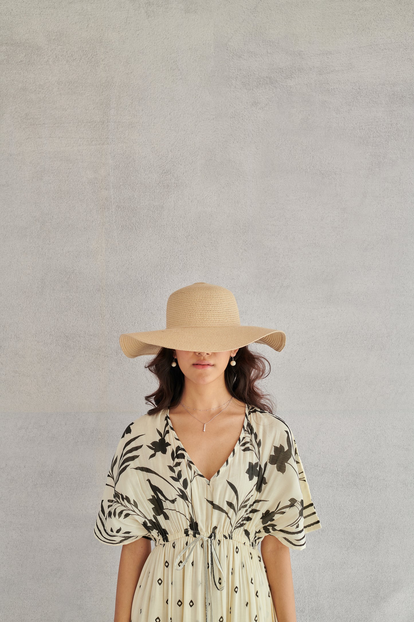 Kai Creme Kaftan Dress