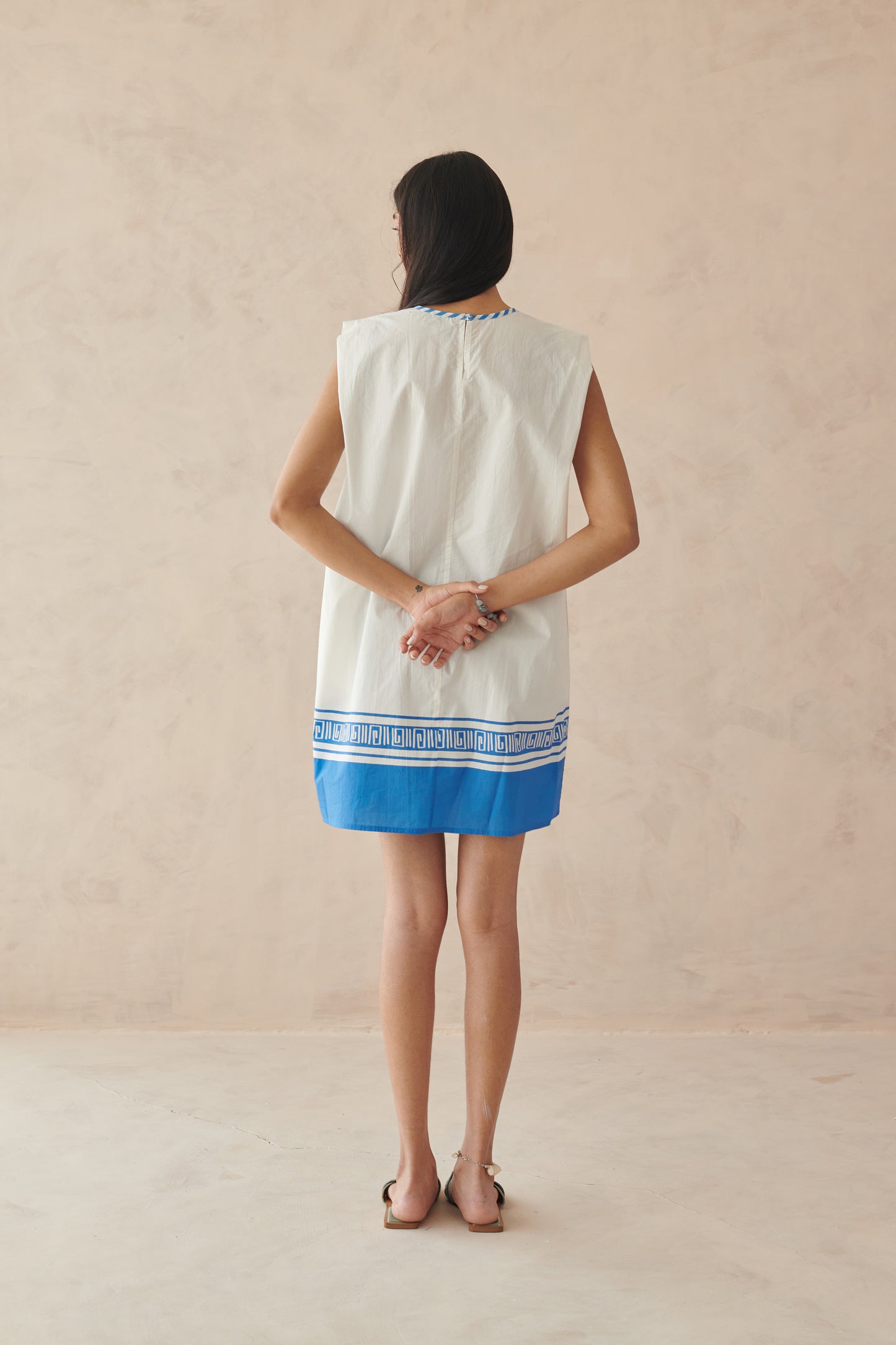 Miami White Short Boxy Fit Dress
