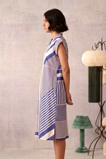ESME Blue Striped Dress