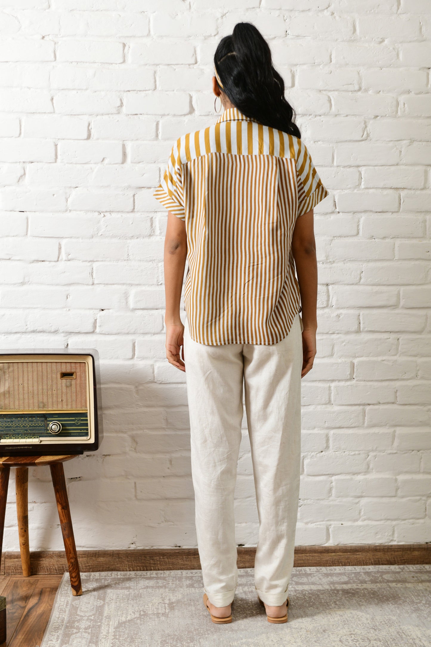 Deco Mustard Stripe Shirt