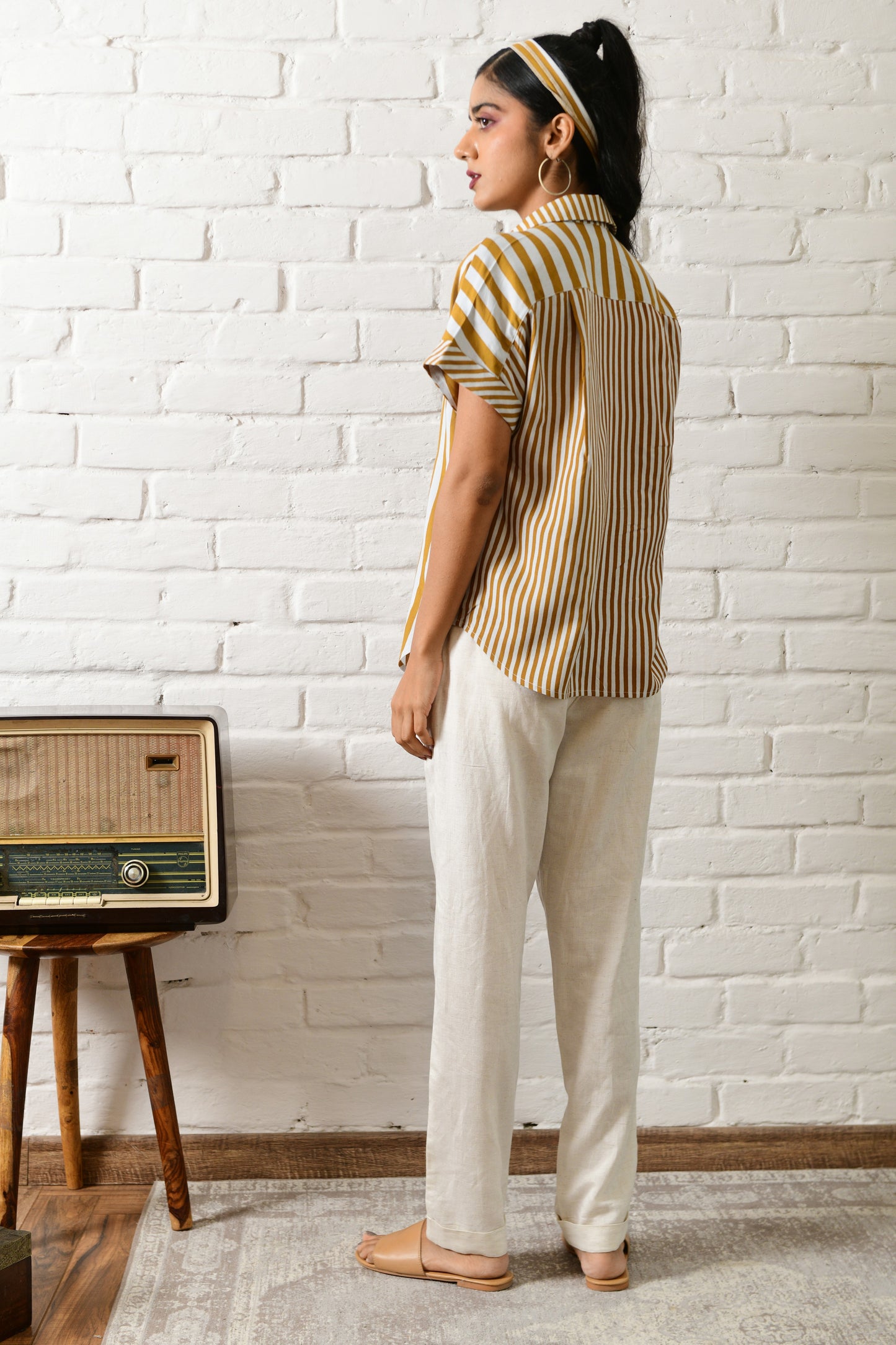 Deco Mustard Stripe Shirt