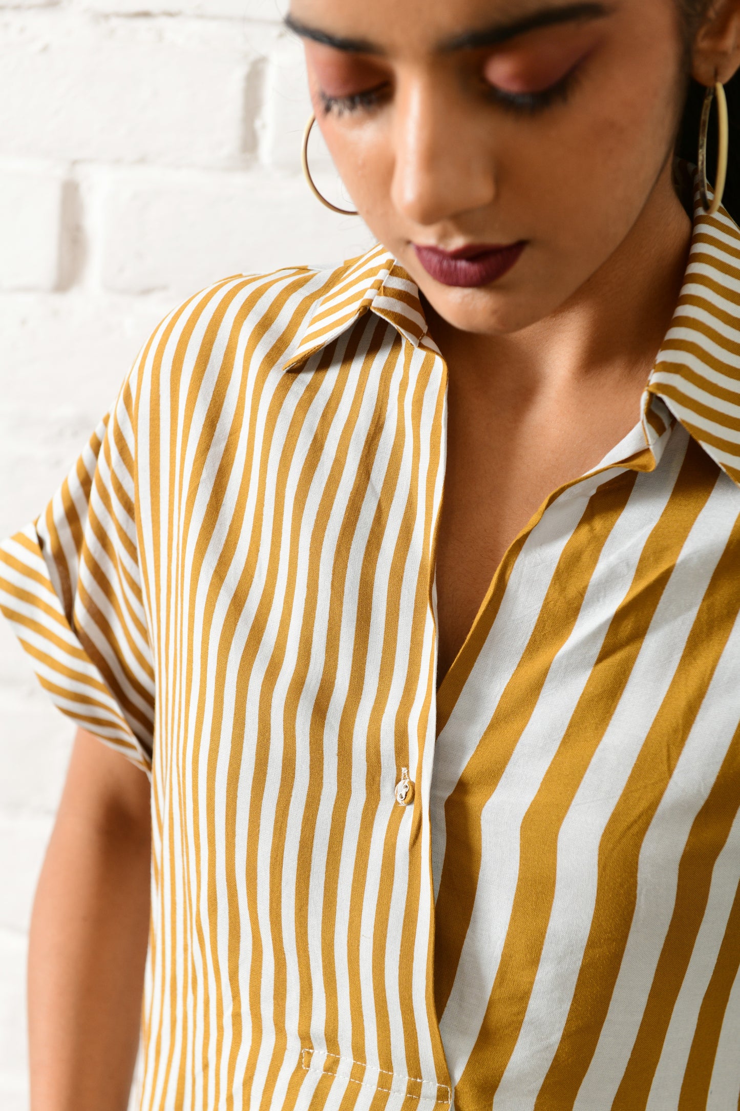 Deco Mustard Stripe Shirt