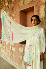Ivory Embroidered Stole