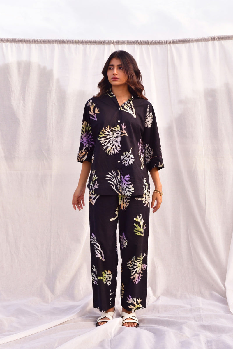 Black Batik Pants