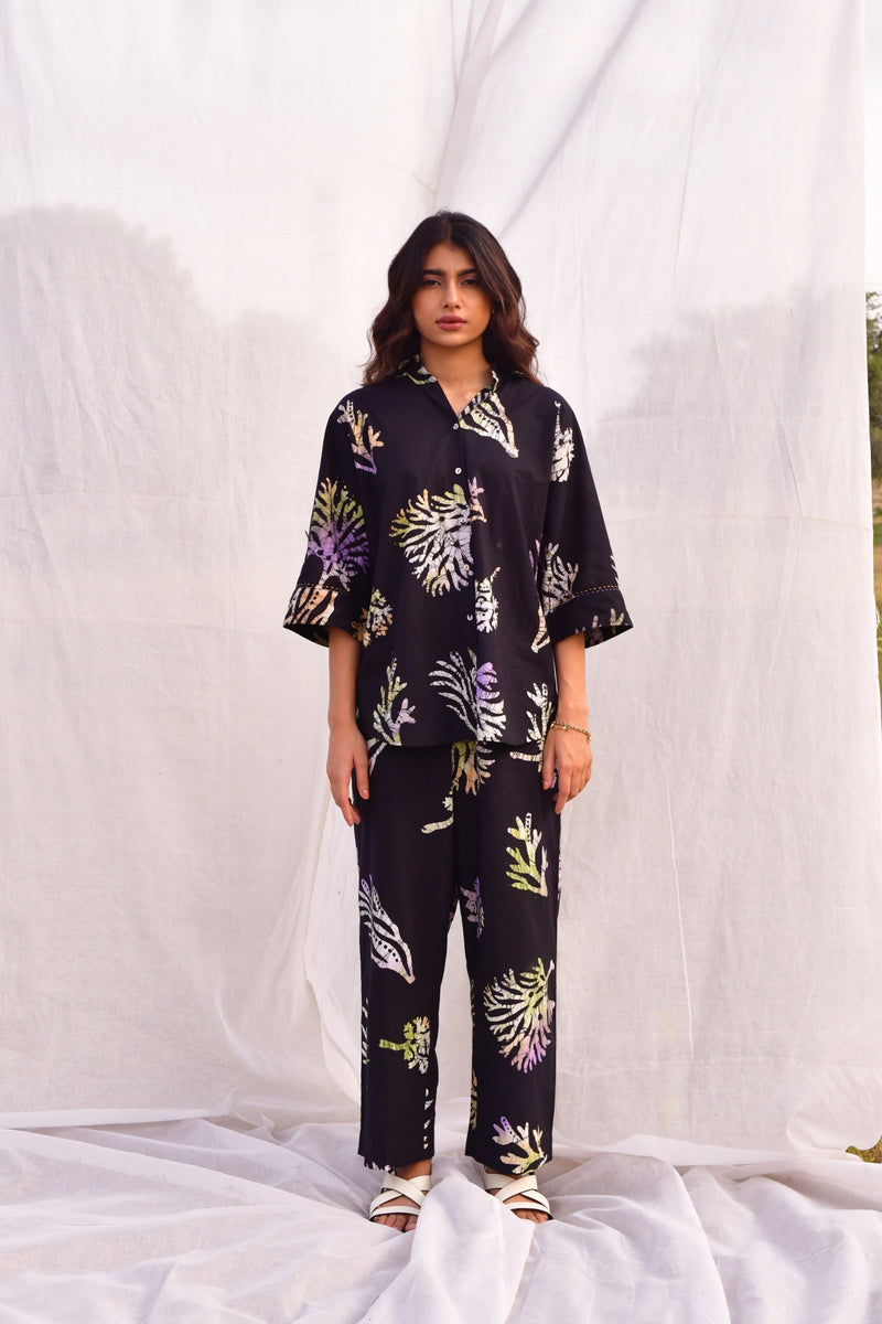 Black Batik Pants
