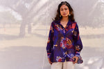 Nyla Blue Batik Shirt