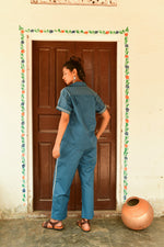 Deco Blue Embroidered Shirt