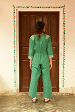 Eden Green Embroidered Top