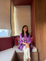 Rosalie Purple Kaftan Top