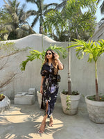 Stella Black Batik Shirt Dress