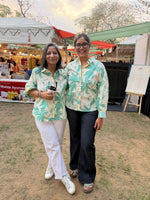 Vivia Creme Floral Relaxed Fit Shirt