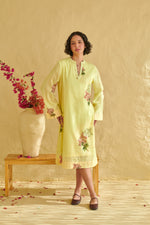 Lumi Yellow Bell Sleeve Dress