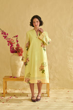 Lumi Yellow Bell Sleeve Dress