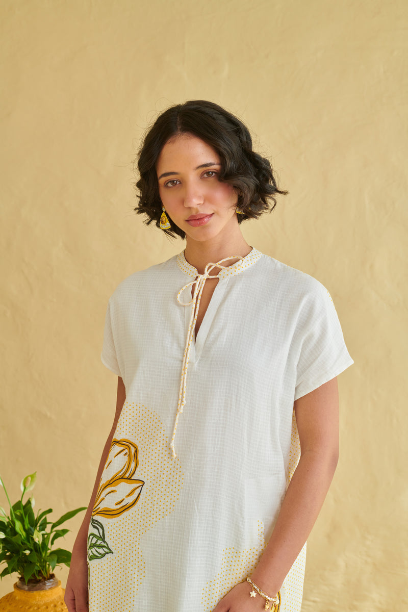 Ines Ivory Straight Dress