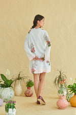 Mist Ivory Short Dress