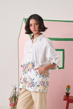 June White Pixel Boxy Shirt