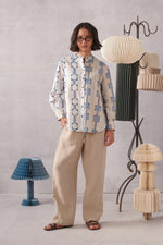 Theo Blue Striped Classic Shirt