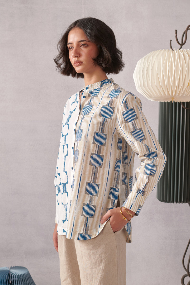 Theo Blue Striped Classic Shirt