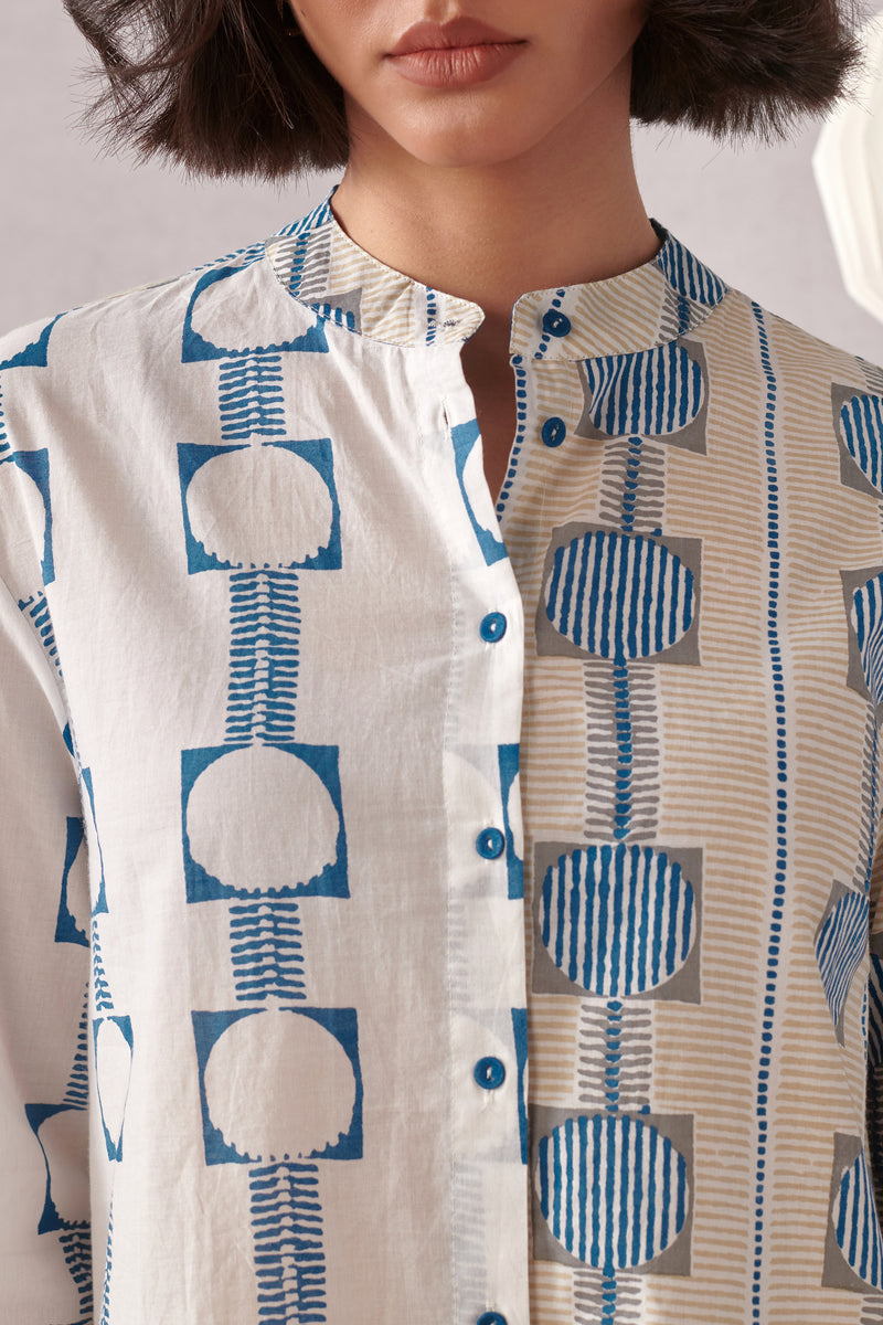 Theo Blue Striped Classic Shirt