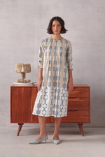Stacy Striped Pintuck Dress