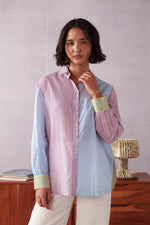 Elio Blue Pink Striped Everyday Shirt