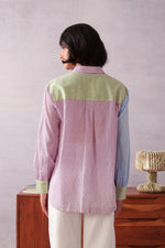 Elio Blue Pink Striped Everyday Shirt