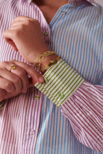 Elio Blue Pink Striped Everyday Shirt