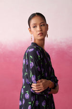 Aura Purple Tulip Garden Dress