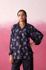Alaya Purple Tulip Garden Top