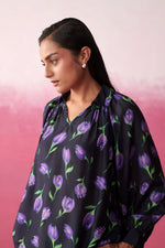 Alaya Purple Tulip Garden Top