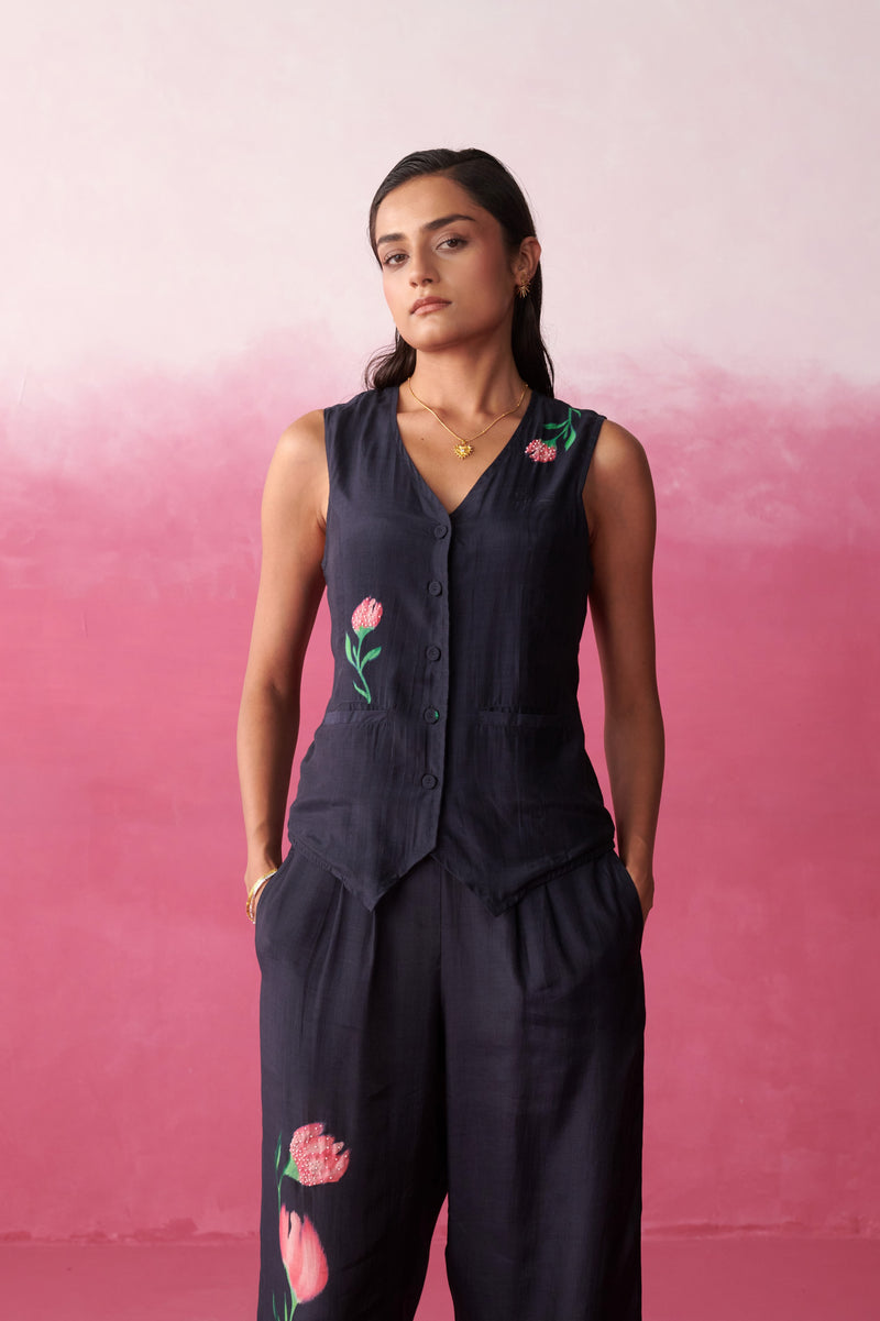 Rio Blush Noir Waistcoat