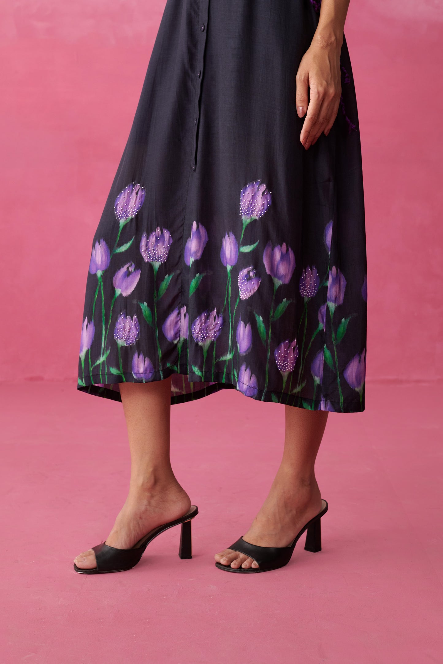 Stella Purple Noir Shirt Dress