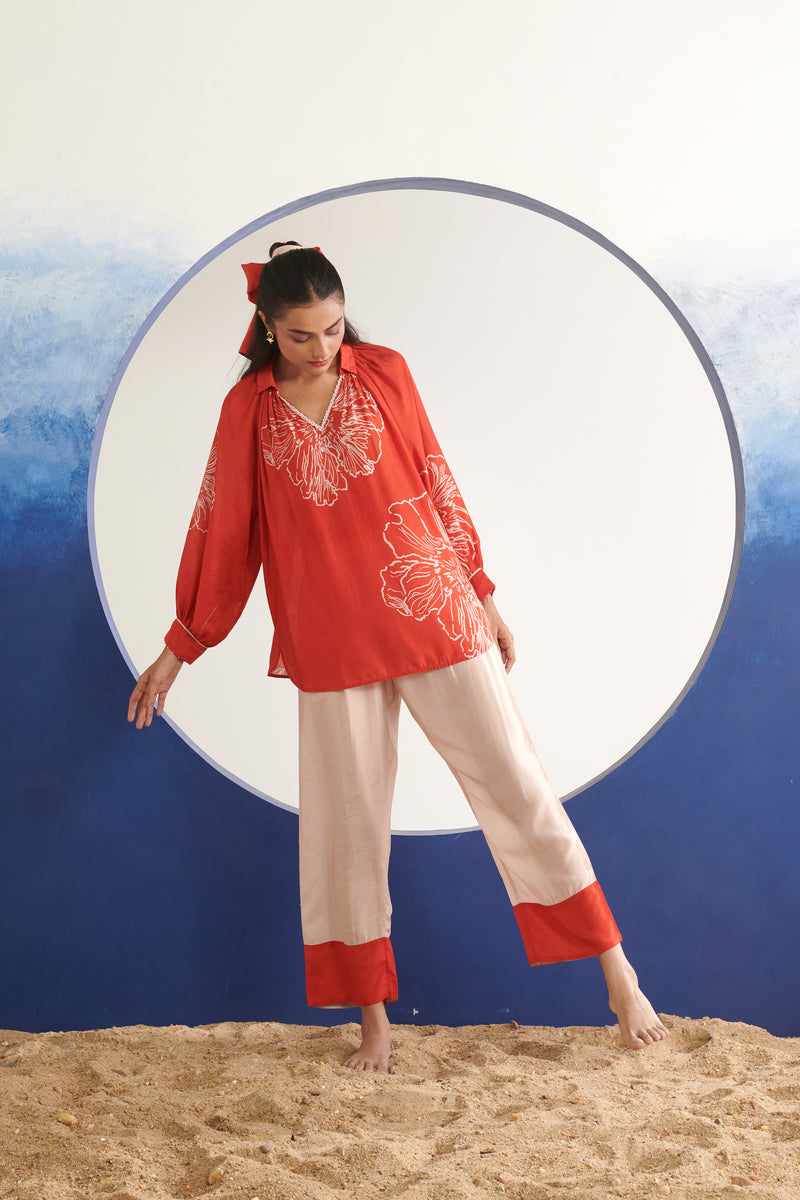 Alaya Coral  Top
