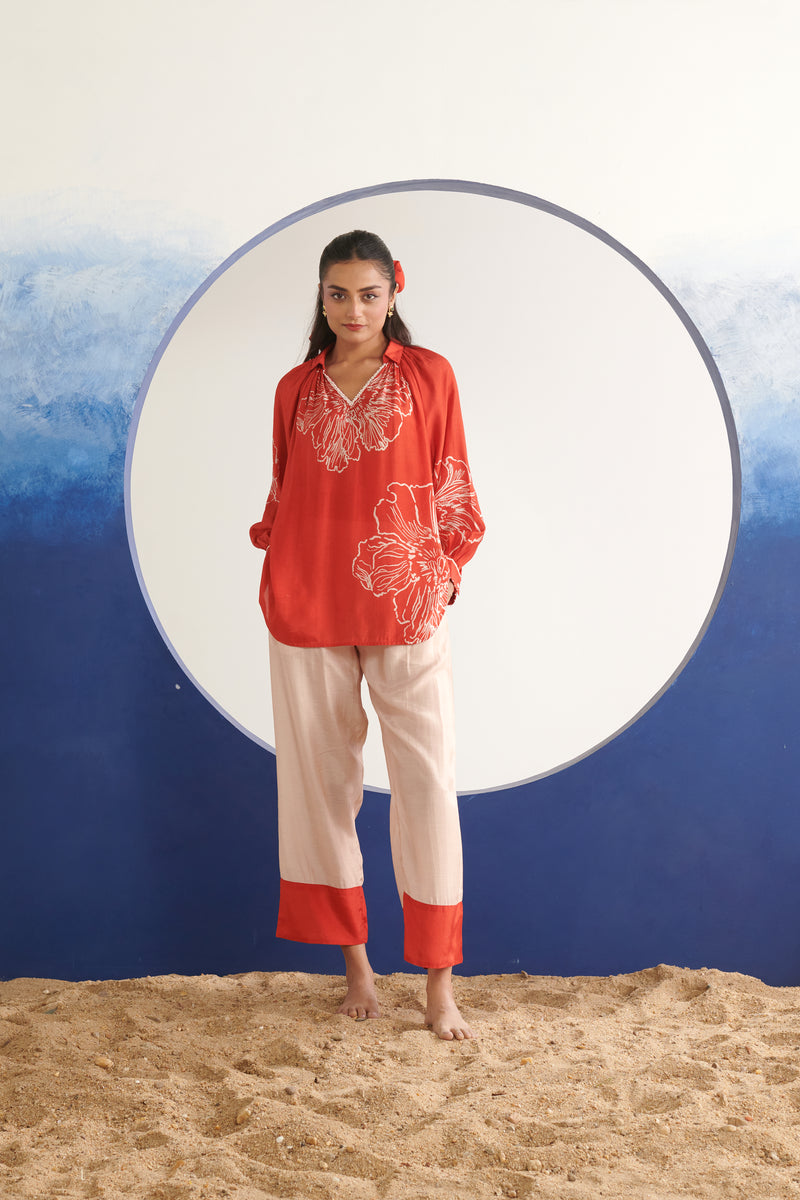 Alaya Coral  Top