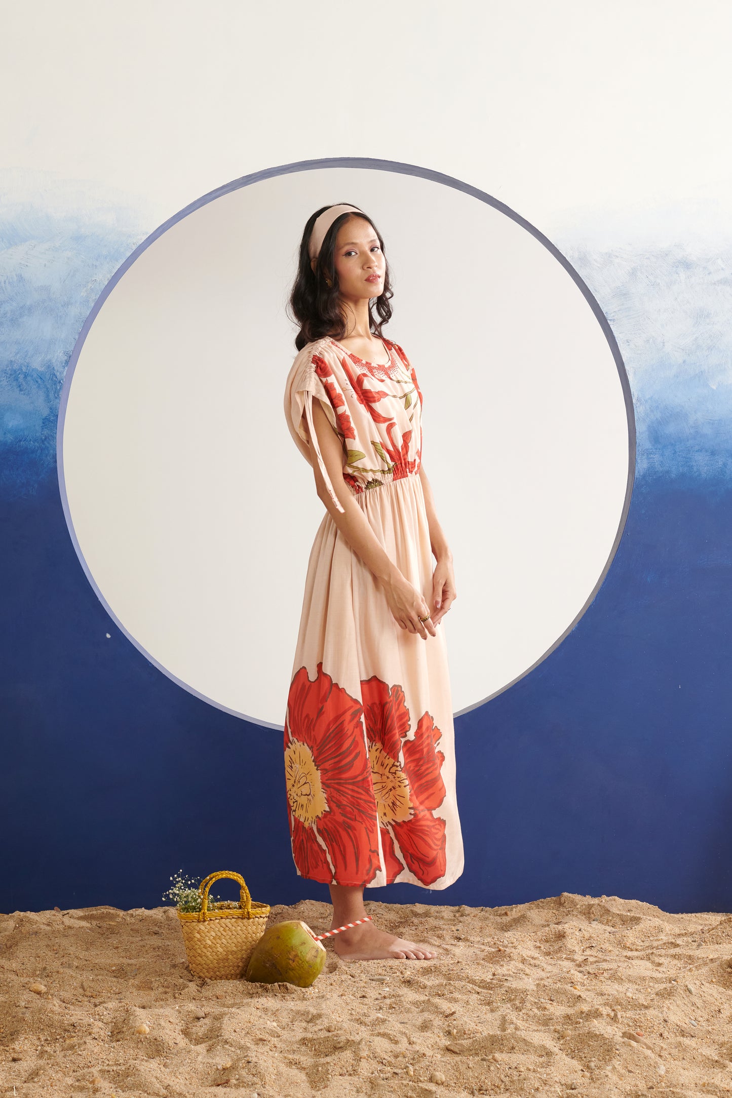 Sephora Blush Gathered Dress