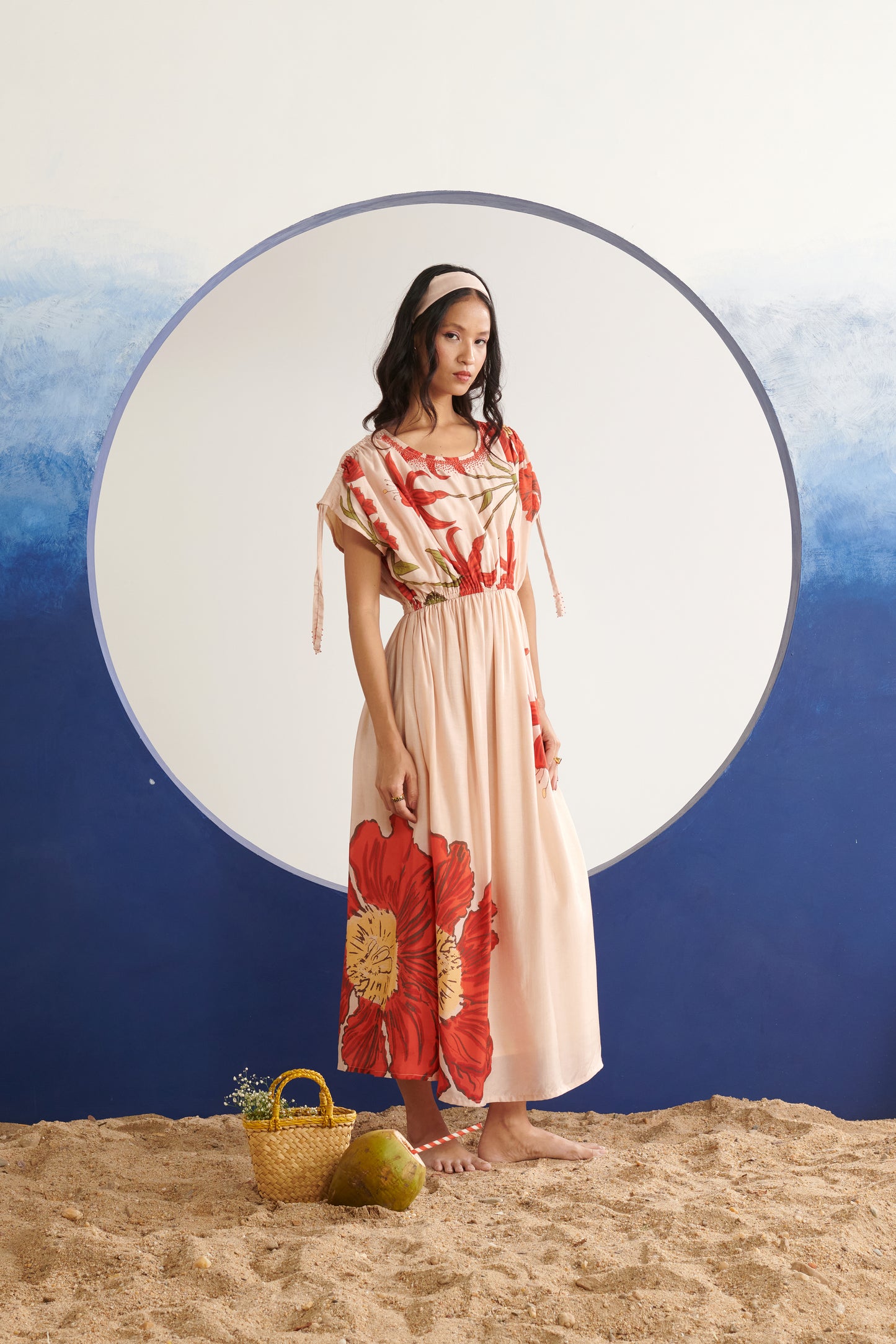 Sephora Blush Gathered Dress