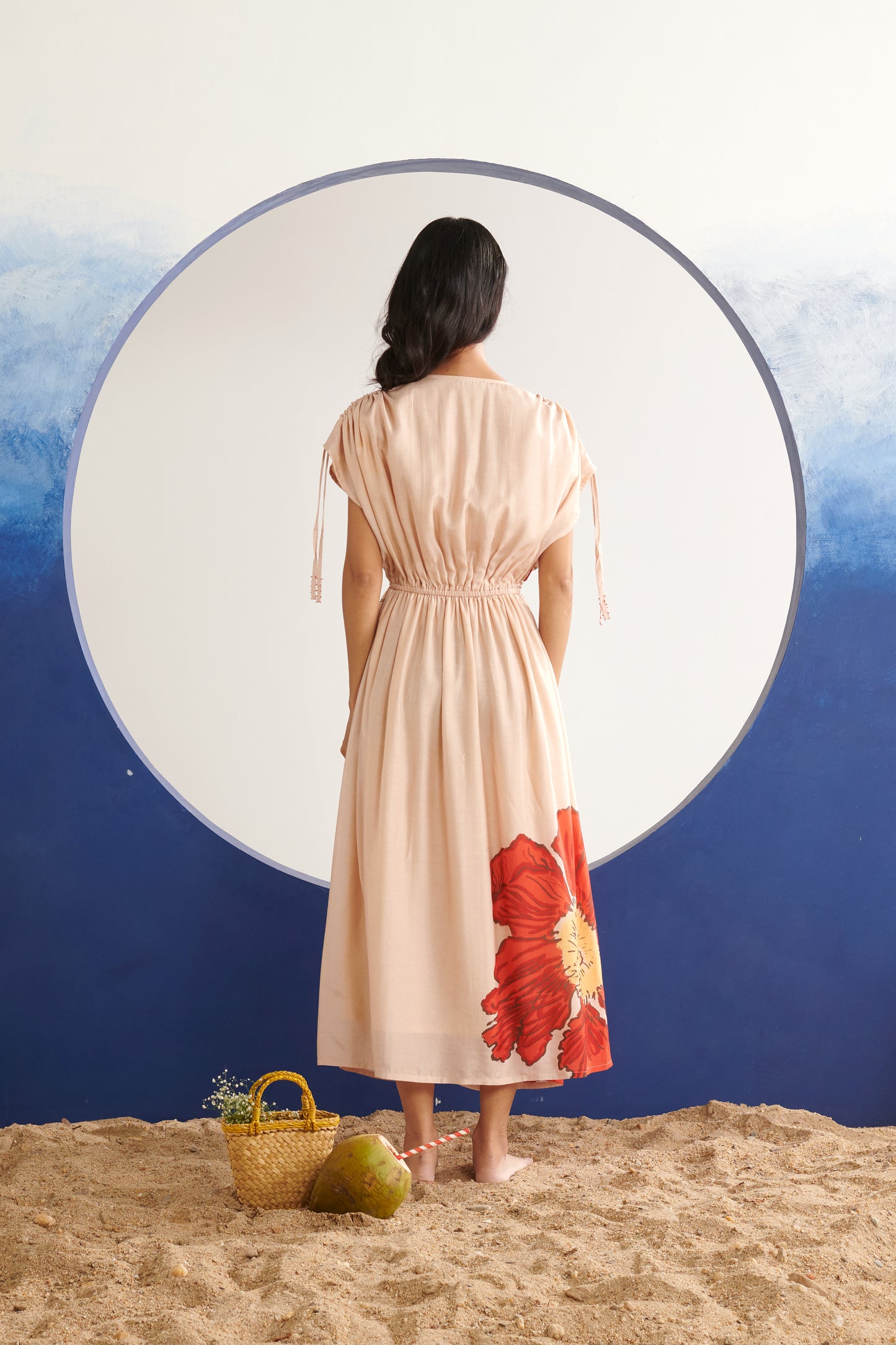 Sephora Blush Gathered Dress